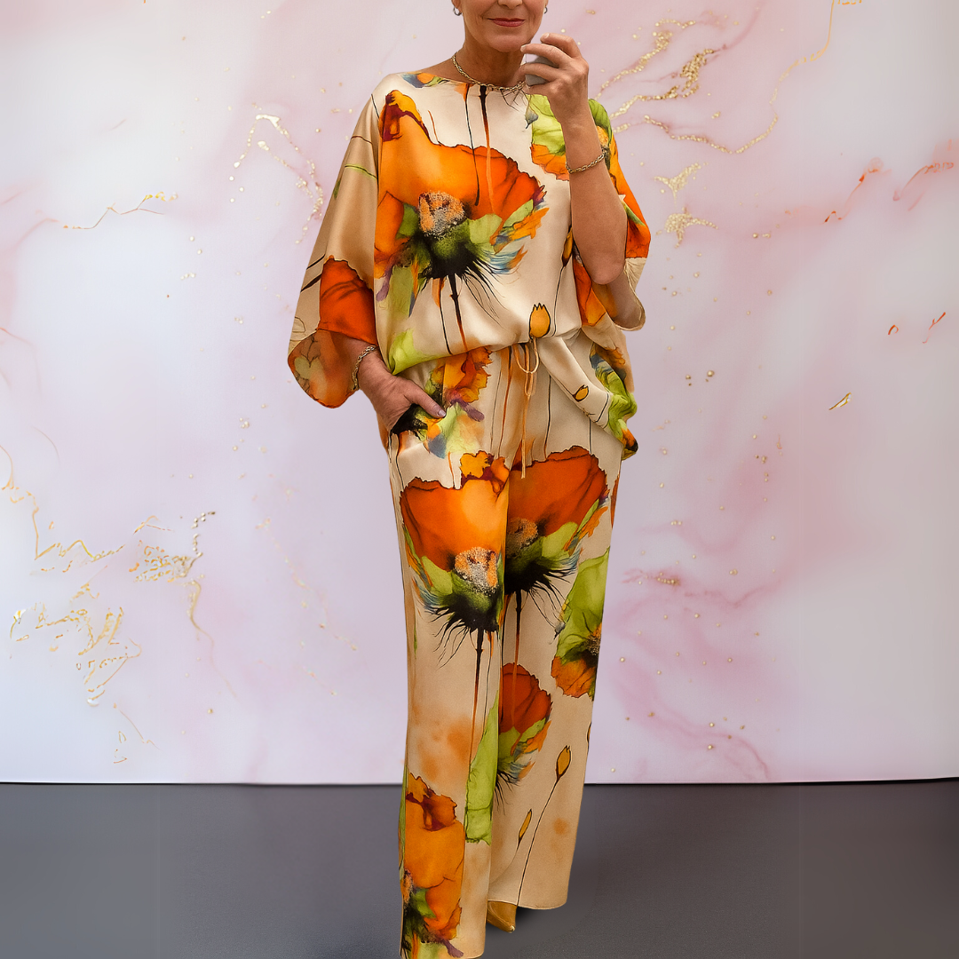 Moniek | Satin Two-Piece Women's Set