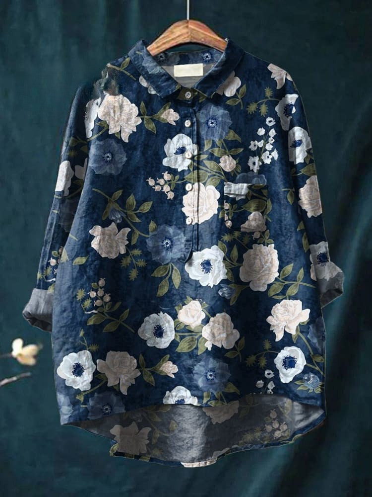 Charlotte | Elegant Floral Shirt