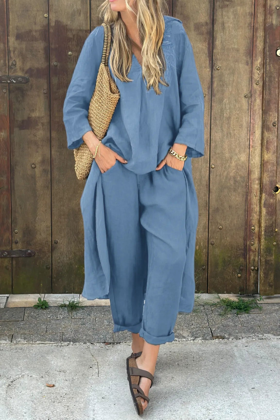 ELENA | Elegant Two-Piece Ensemble with Versatile and Chic Style