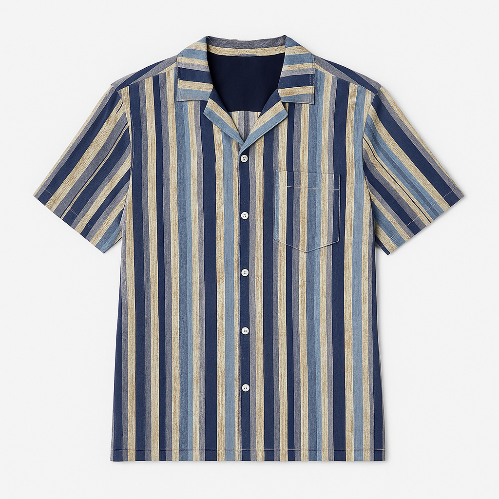 Quinerly - Textured Striped Polo