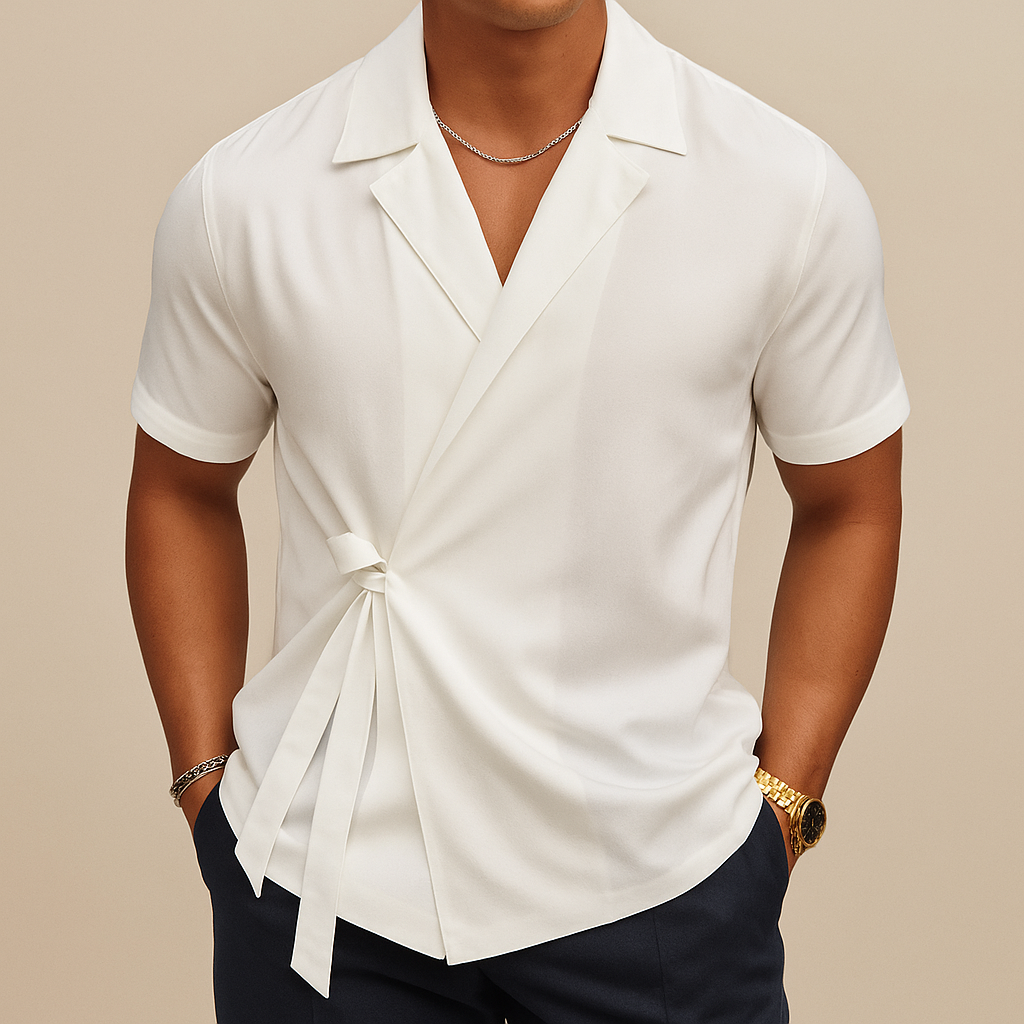 Vittorio - Short Sleeve Wrap Shirt
