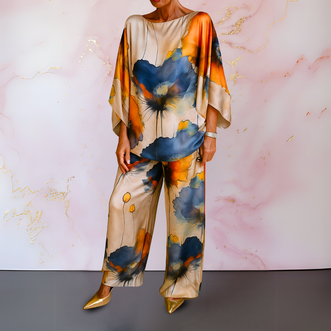 Moniek | Satin Two-Piece Women's Set