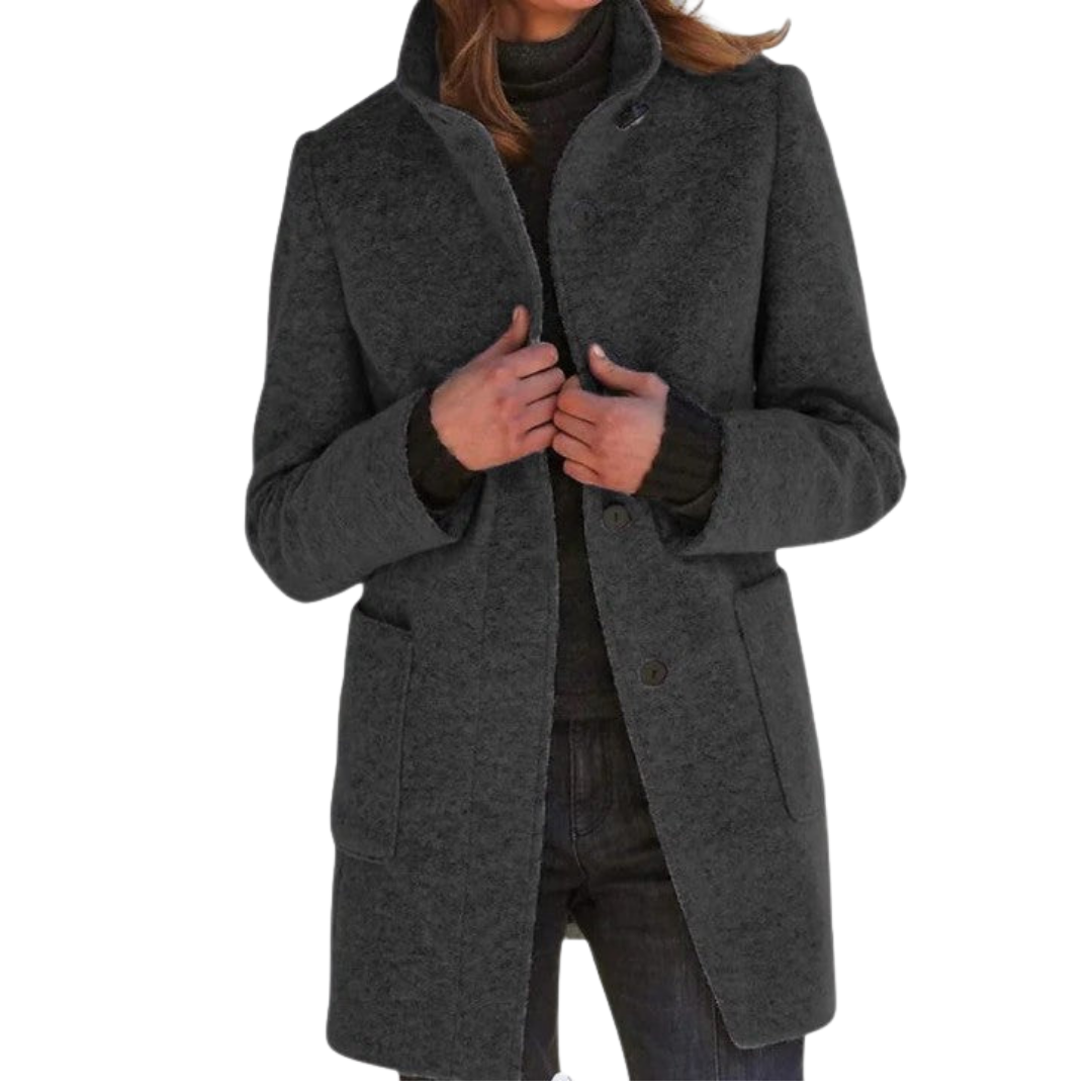 Stella-Marie | Women's Coat with High Collar