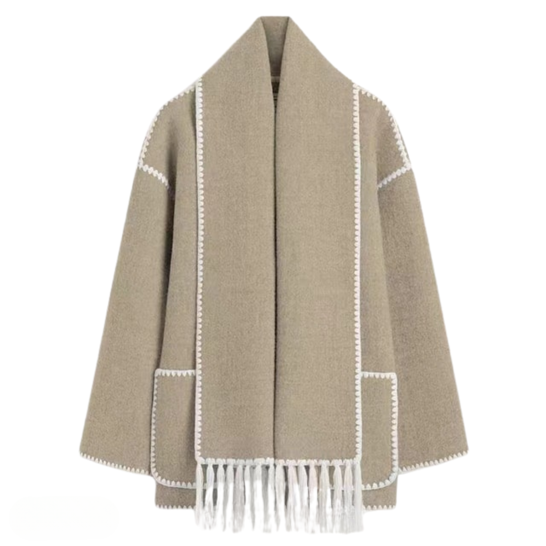 FREDERICA | Luxury coat with buttons