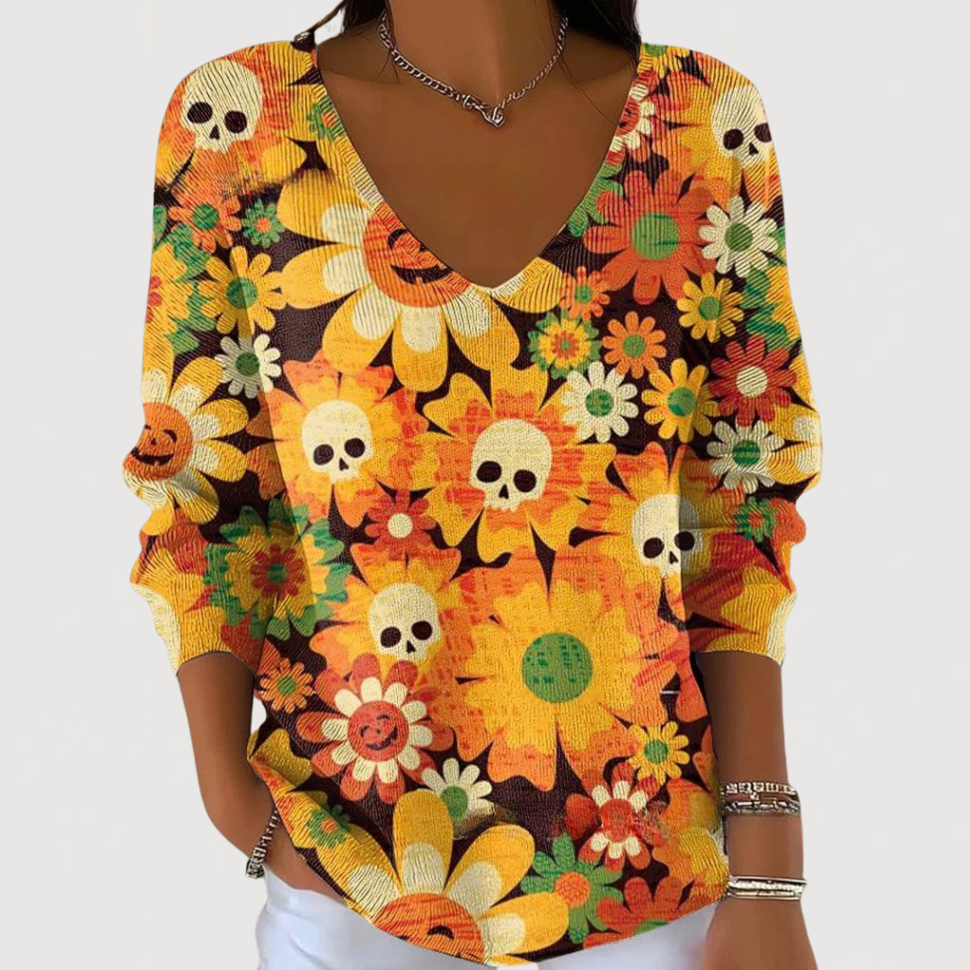 ELODIE – COZY V-NECK SWEATER