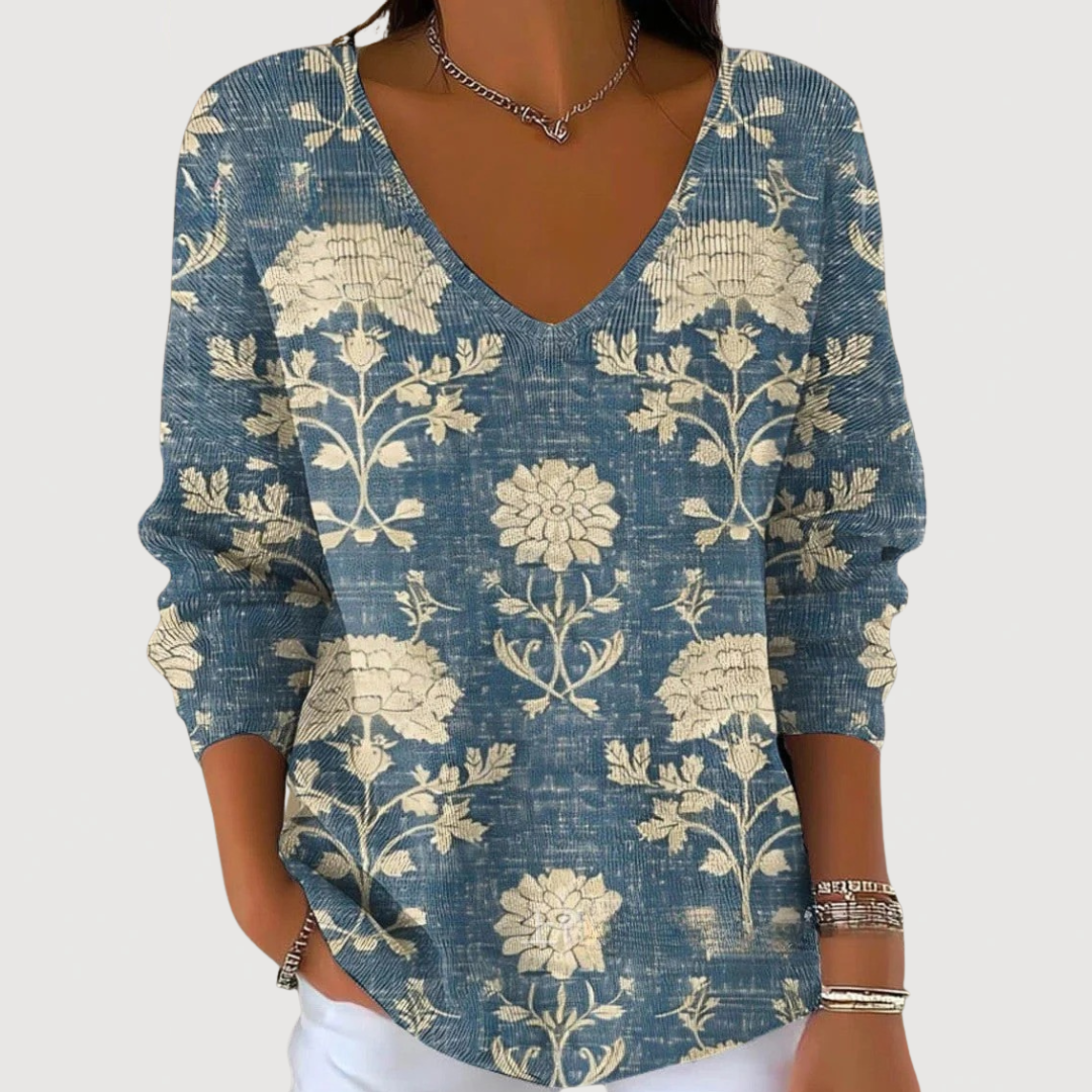 DELANEY– COZY V-NECK SWEATER