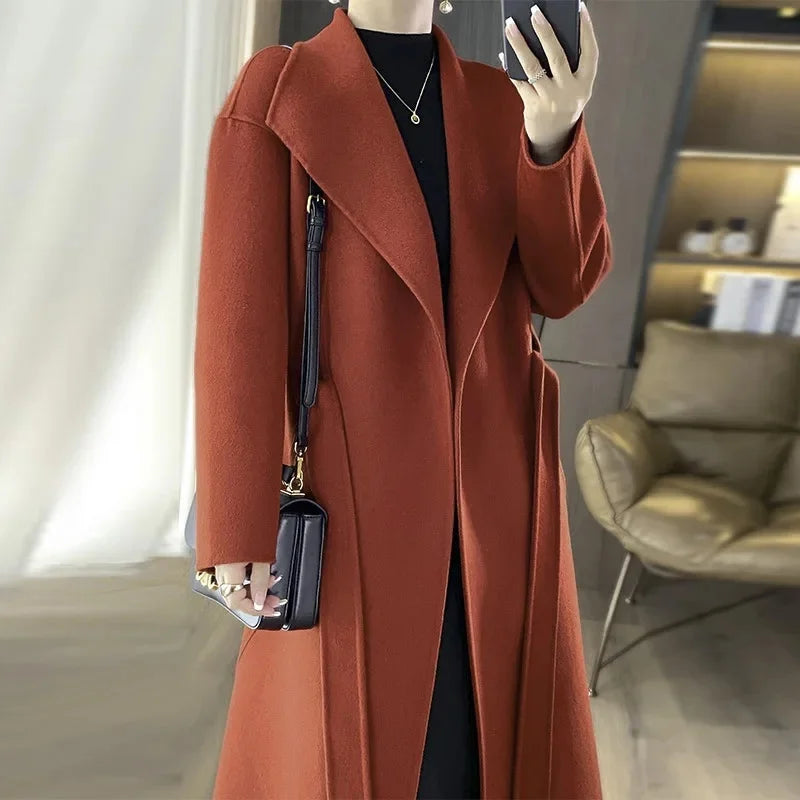 Casmira – Belted Double-Face Cashmere Coat