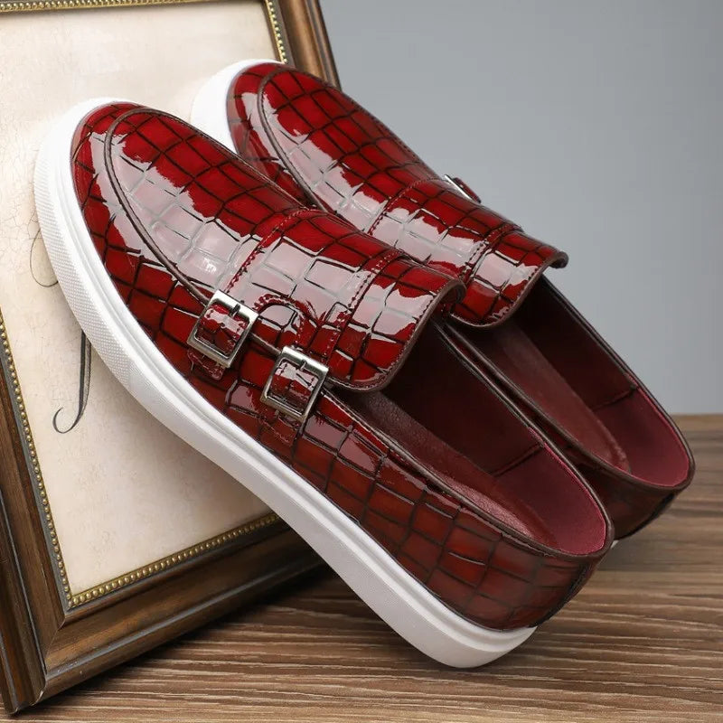 Ferraro - Alligator Leather Monk Strap Shoe