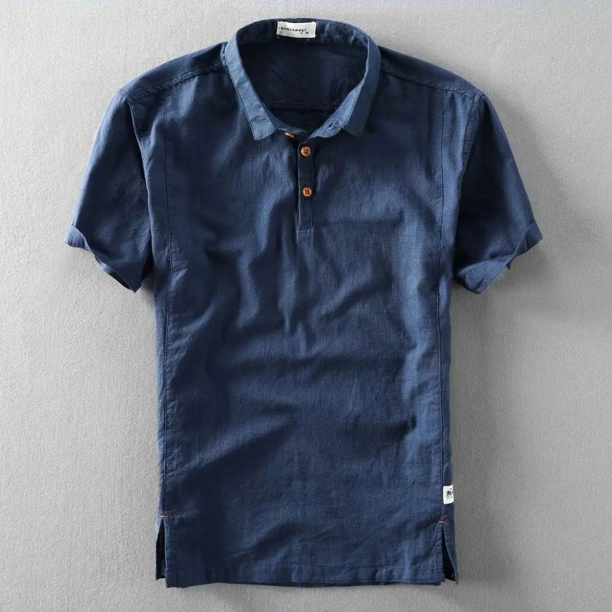 Lucenzo - Summerweight Linen Polo Shirt