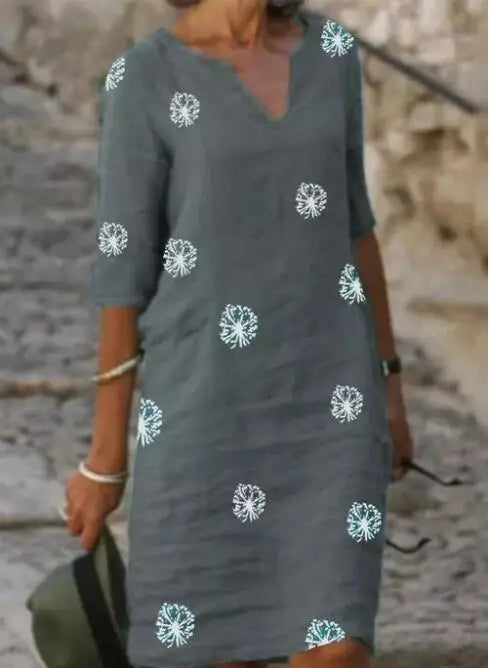 Océane | This patterned dress that reveals your unique style