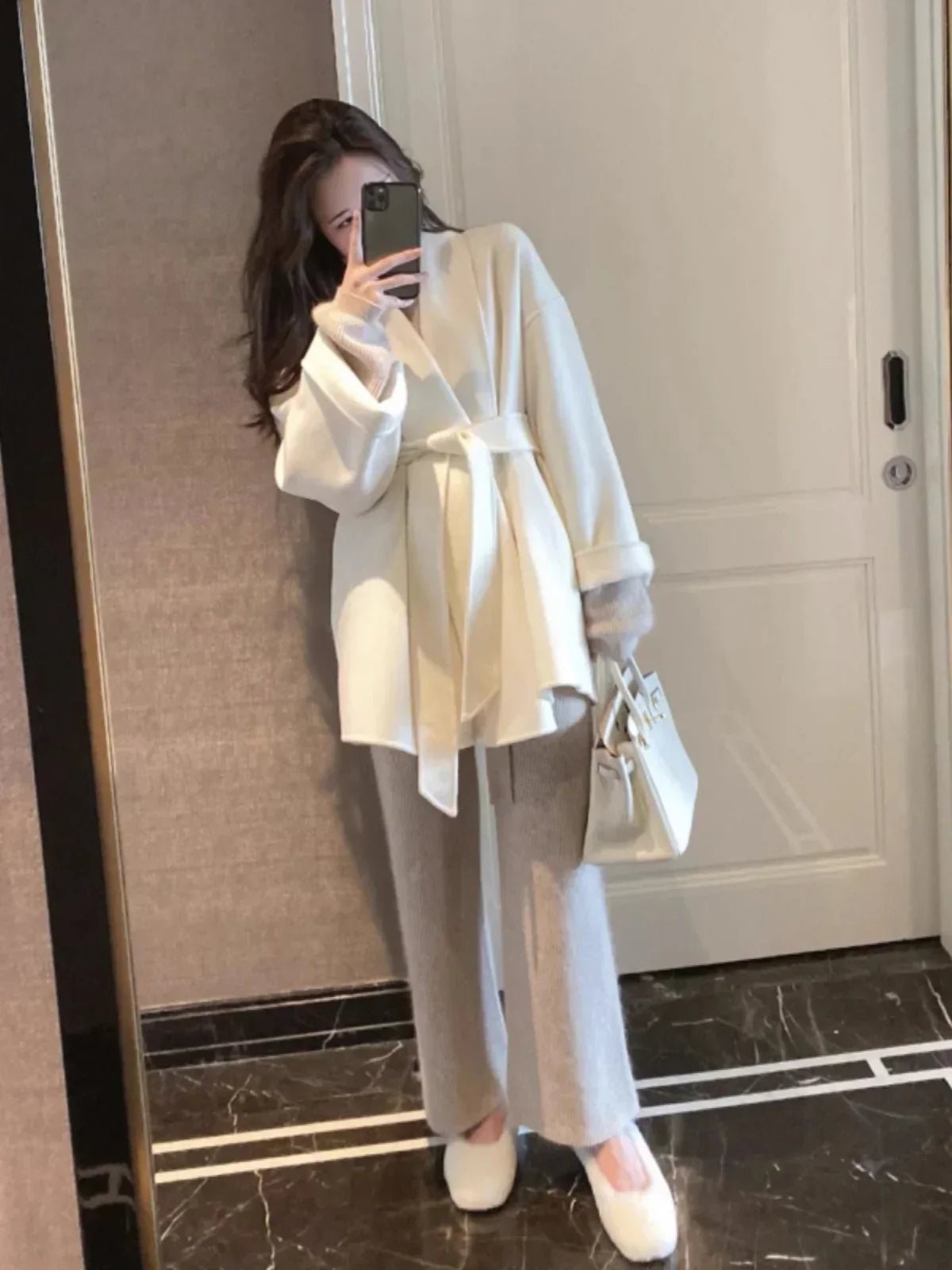 Serenya – Handmade wool and cashmere coat