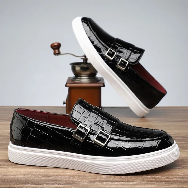 Ferraro - Alligator Leather Monk Strap Shoe
