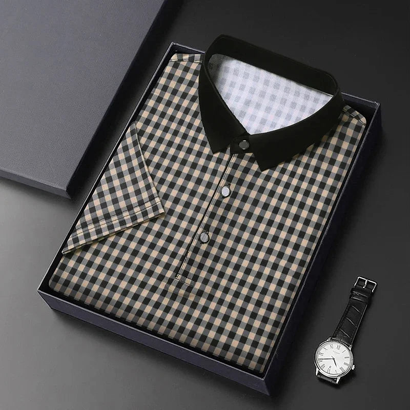 Oxford - Grid Plaid Polo