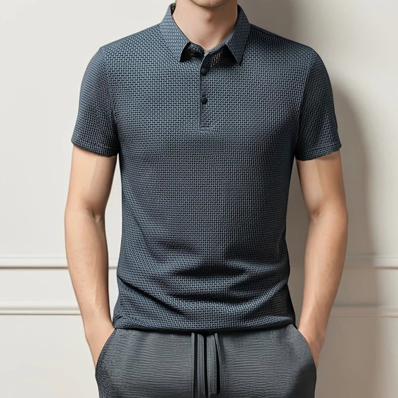 Melano - Textured Polo Shirt