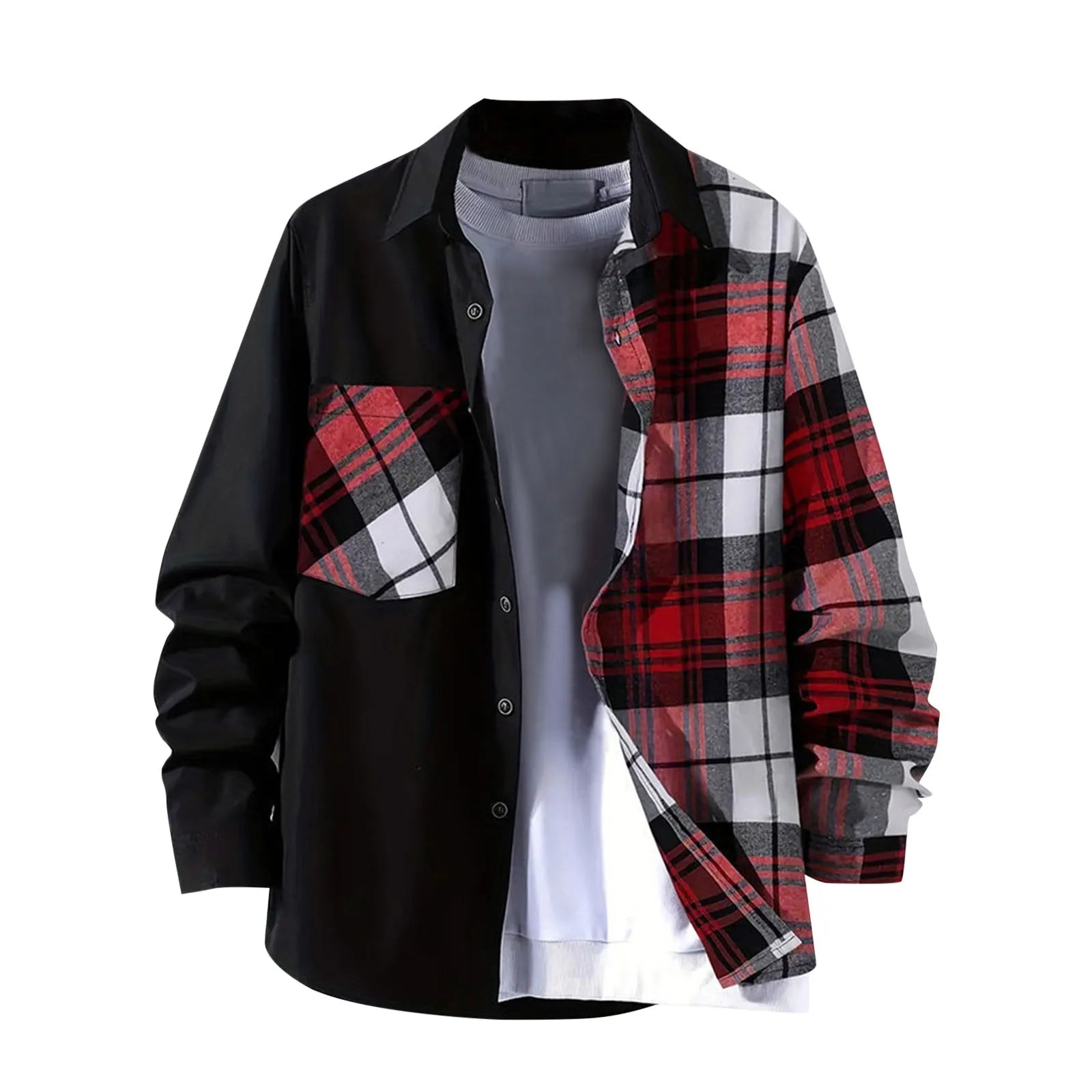 Men's Grosso Grid Heavyweight Long Sleeve Shirt