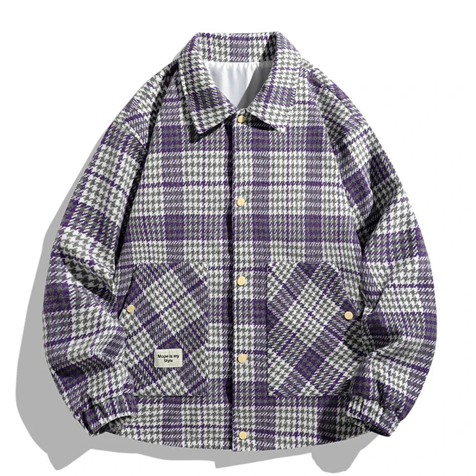 Rugged Threads Plaid Shirt Jacket