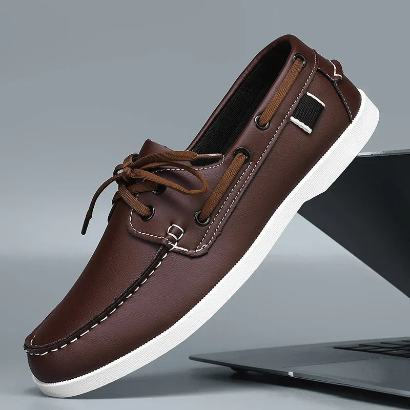 Levi Hudson - Leather Boat Shoe