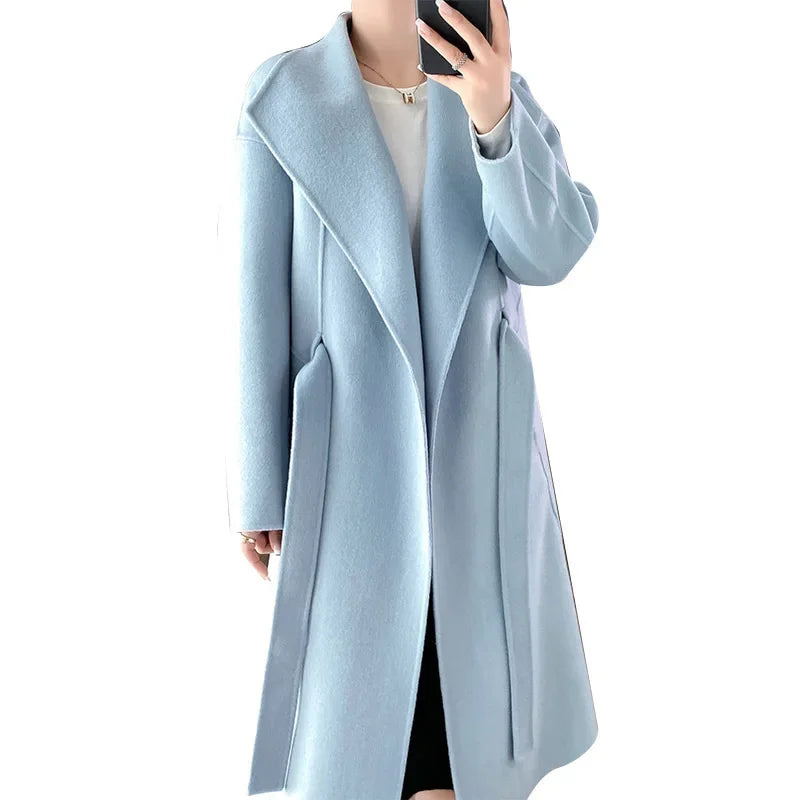 Casmira – Belted Double-Face Cashmere Coat