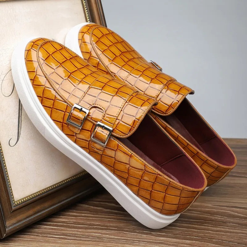 Ferraro - Alligator Leather Monk Strap Shoe