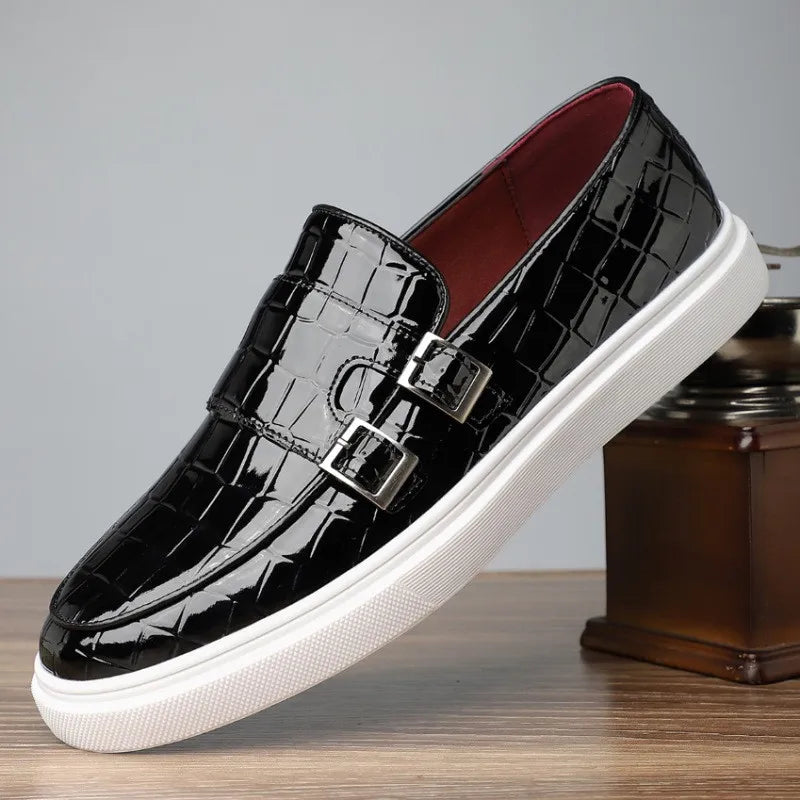 Ferraro - Alligator Leather Monk Strap Shoe