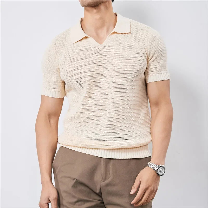 Tidepoint – Open Weave Polo