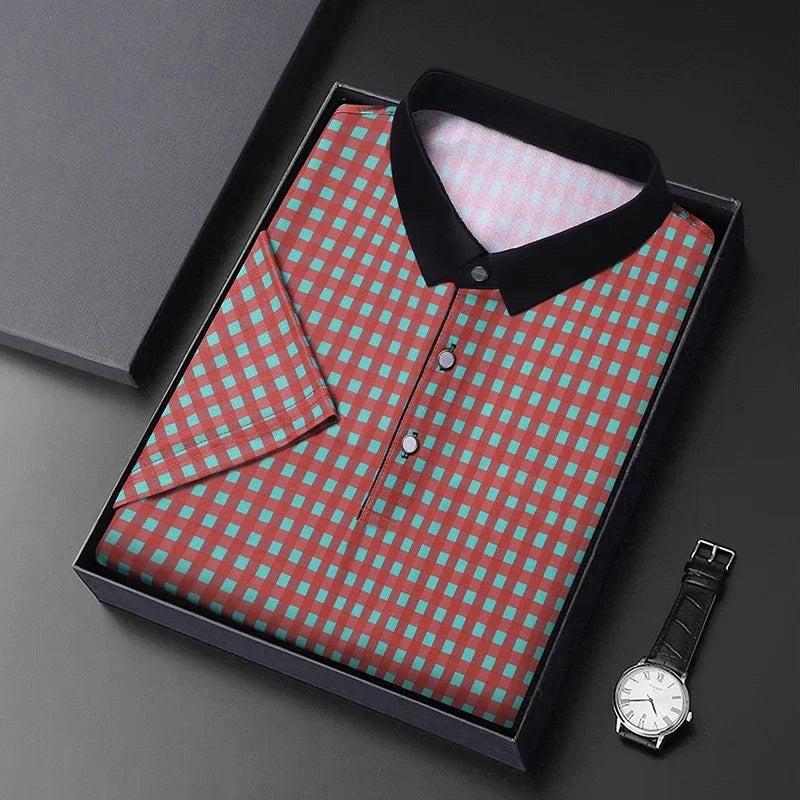 Oxford - Grid Plaid Polo