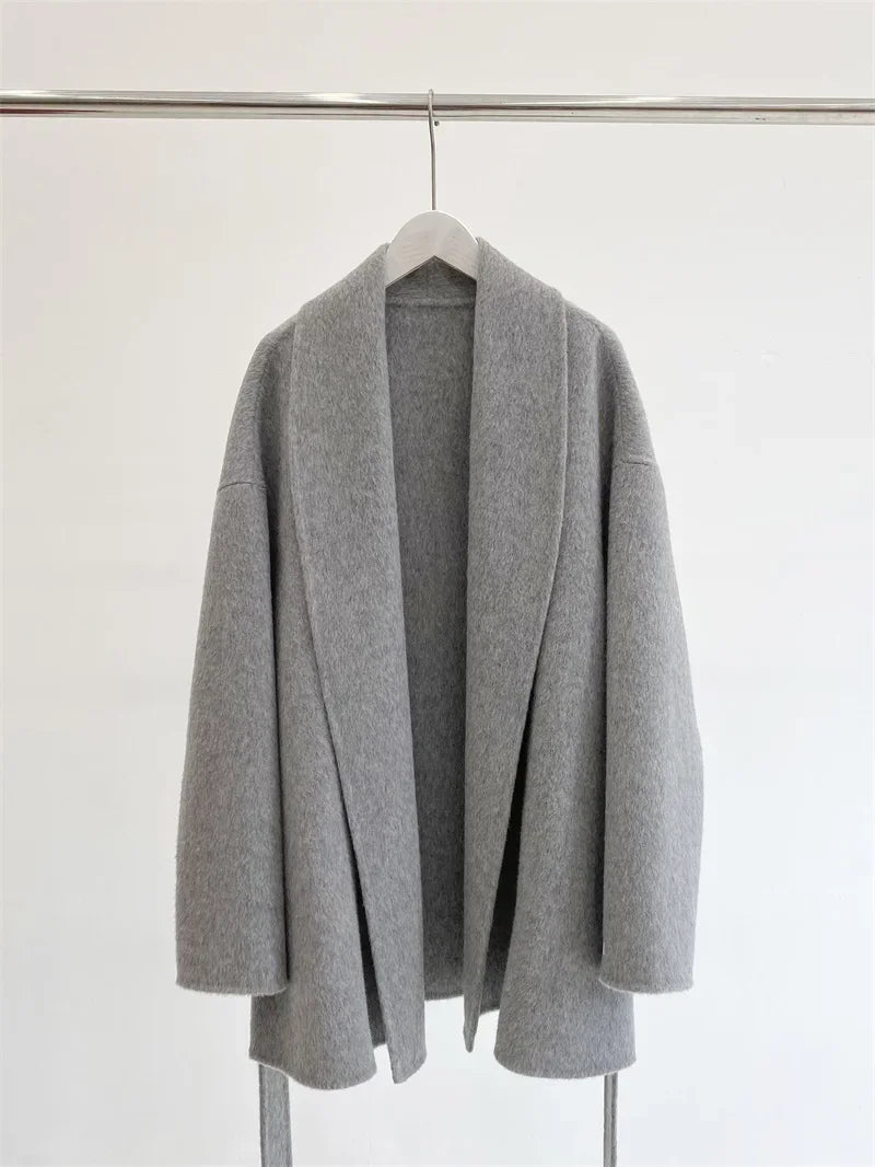 Serenya – Handmade wool and cashmere coat