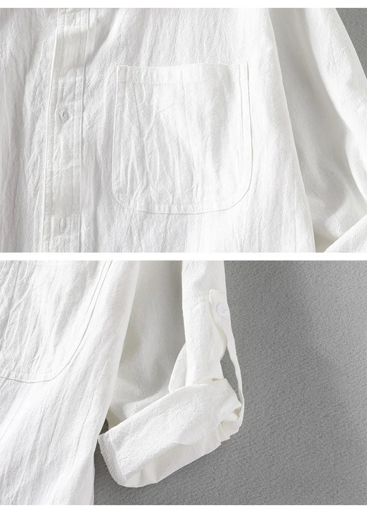 Arroyo – Roll Sleeve Cotton Shirt
