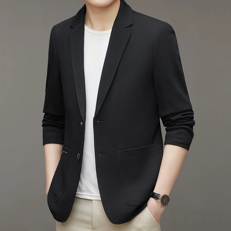 Roland's - Waffle Knit Breathable Blazer