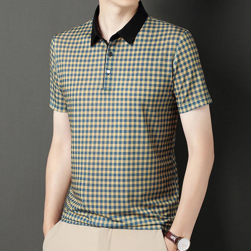 Oxford - Grid Plaid Polo