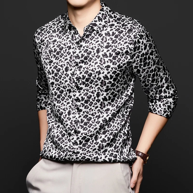 Savanna - Silk Leopard Shirt