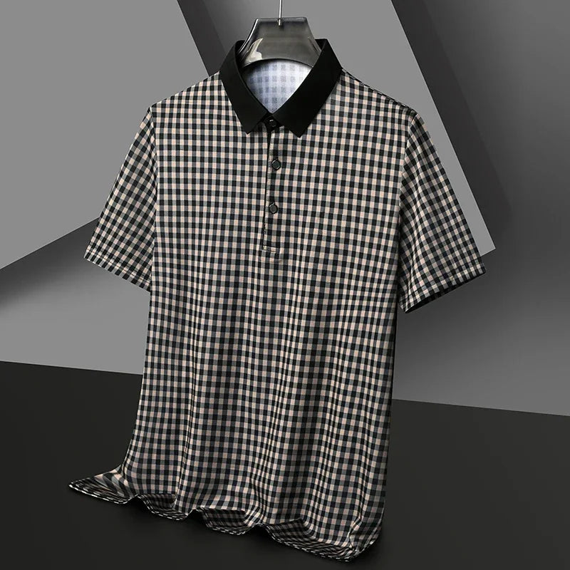 Oxford - Grid Plaid Polo