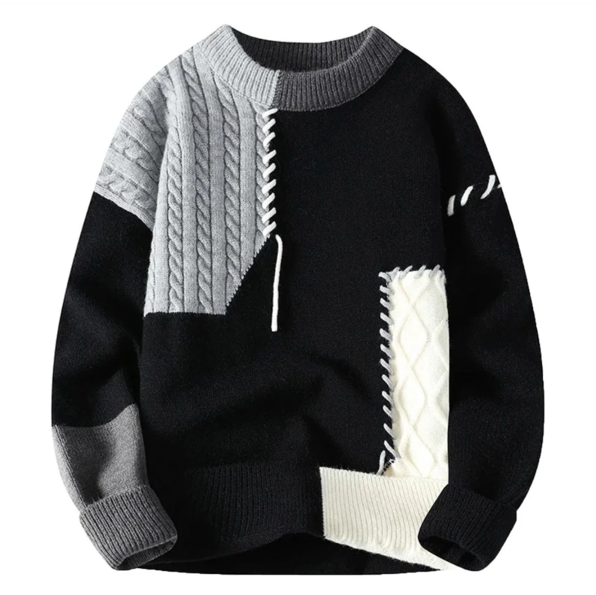 Eva™ Modern Patch Sweater
