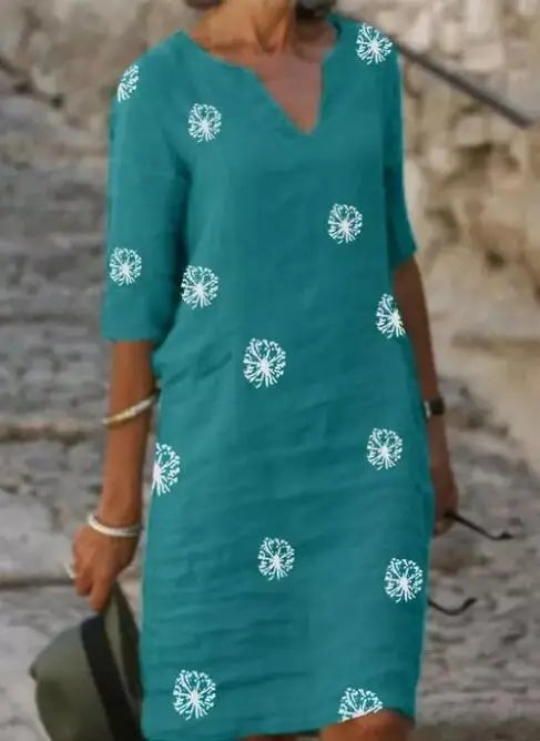 Océane | This patterned dress that reveals your unique style