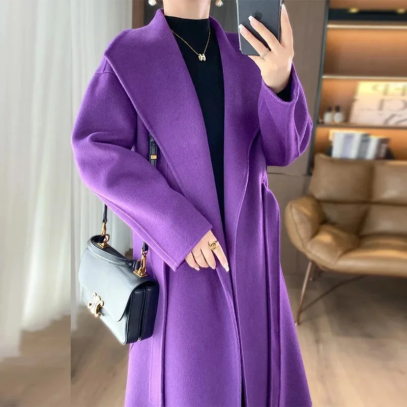 Casmira – Belted Double-Face Cashmere Coat