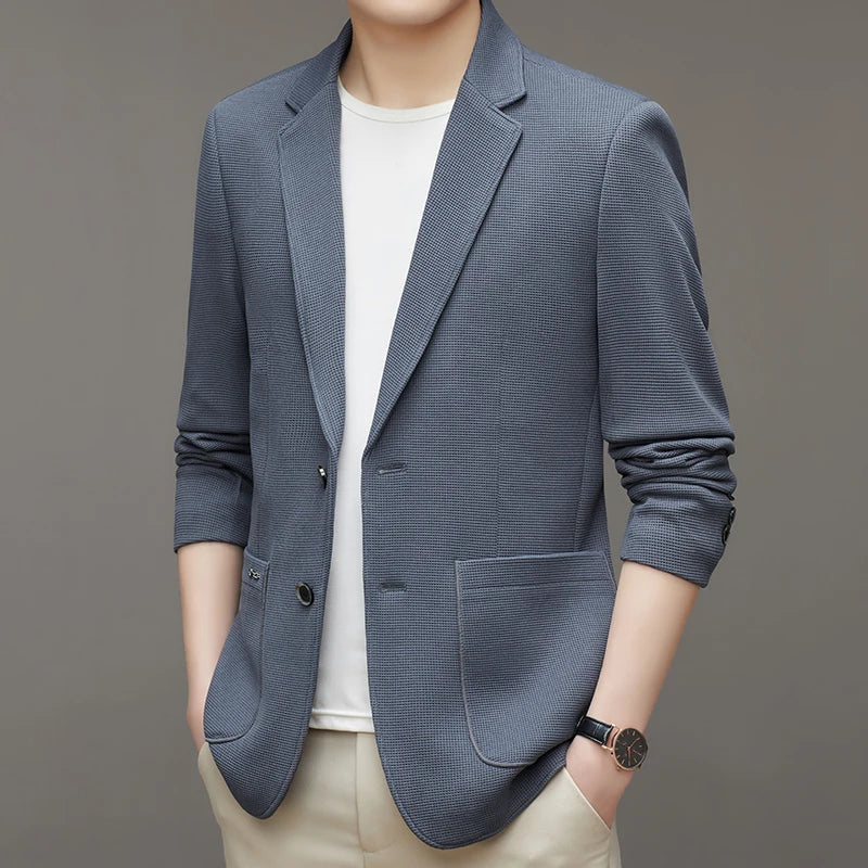 Roland's - Waffle Knit Breathable Blazer