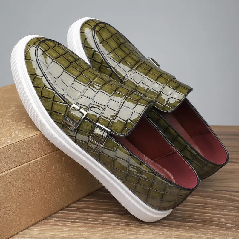 Ferraro - Alligator Leather Monk Strap Shoe