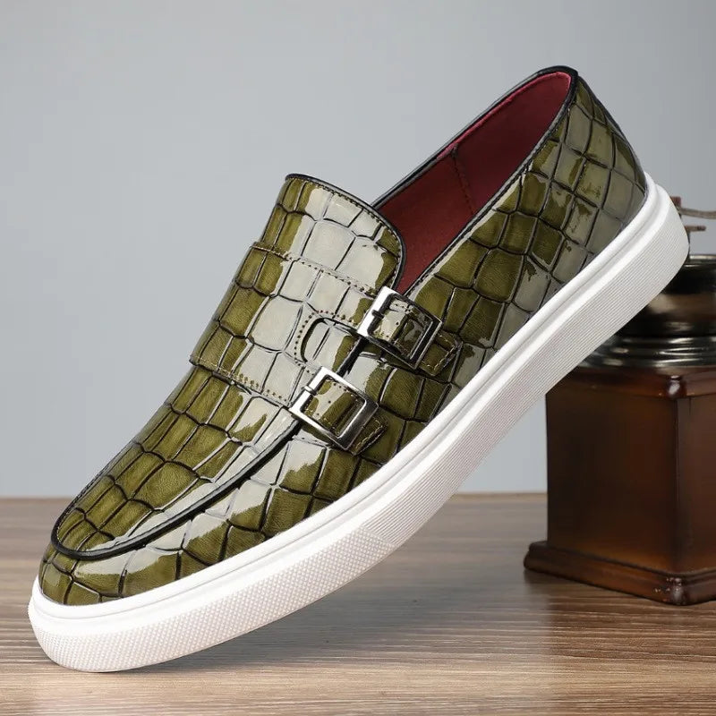 Ferraro - Alligator Leather Monk Strap Shoe