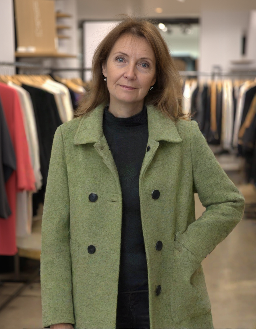 Stella-Marie | Women's Coat with High Collar