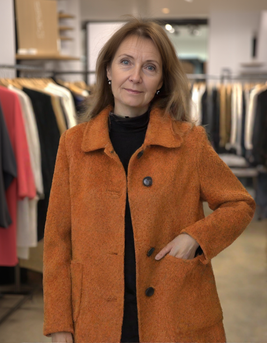 Stella-Marie | Women's Coat with High Collar