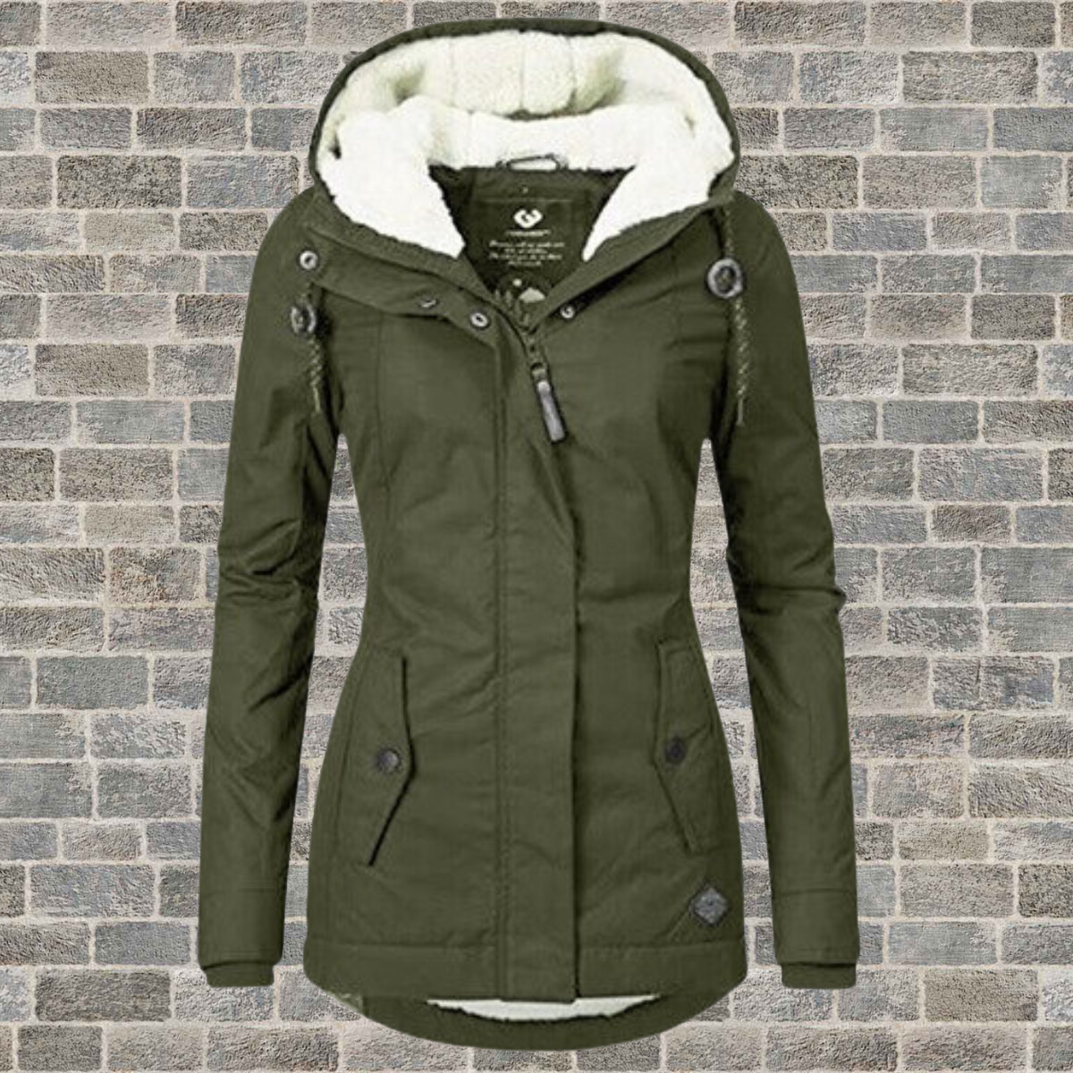 Jenna – Ultra-comfortable hooded sherpa coat