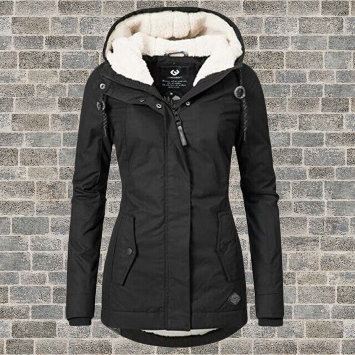 Jenna – Ultra-comfortable hooded sherpa coat