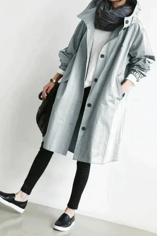 Evelyn – Classic Cotton rain coat for Everyday