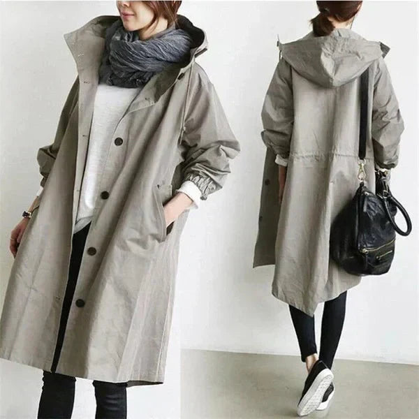 Evelyn – Classic Cotton rain coat for Everyday
