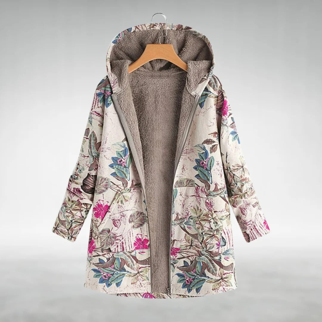 Jovanna - Casual and Elegant Floral Jacket
