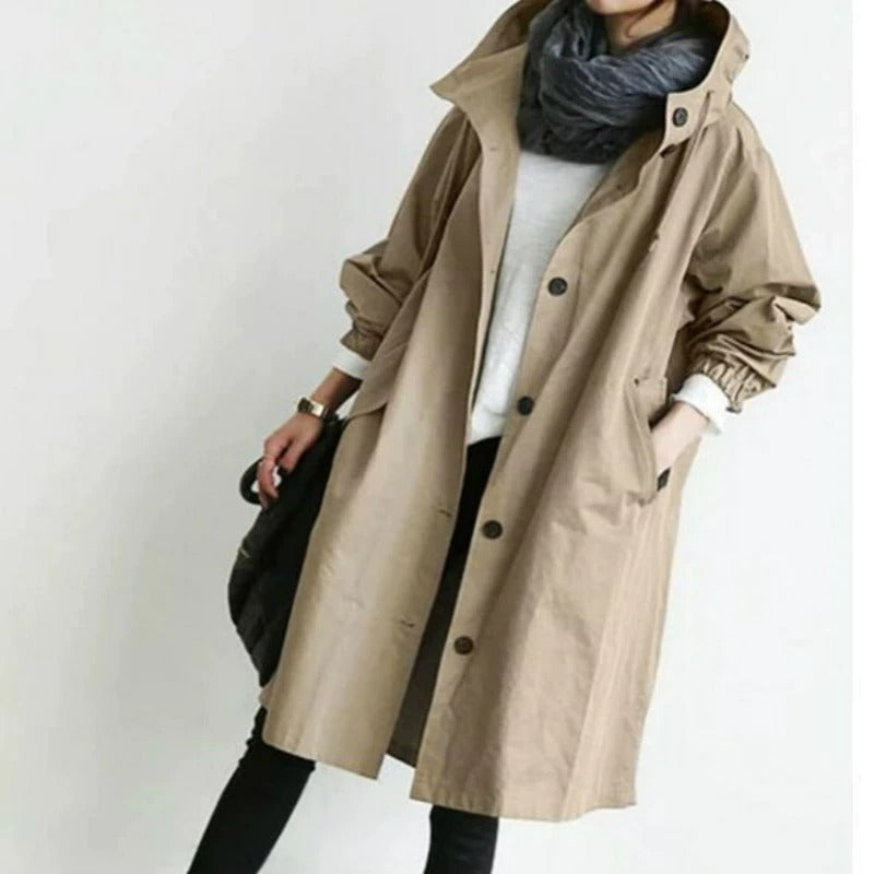 Mandy – Elegant waterproof trench coat