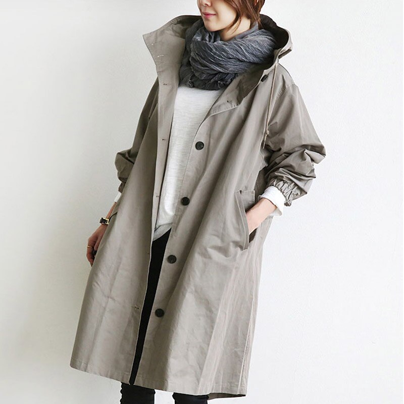 Mandy – Elegant waterproof trench coat