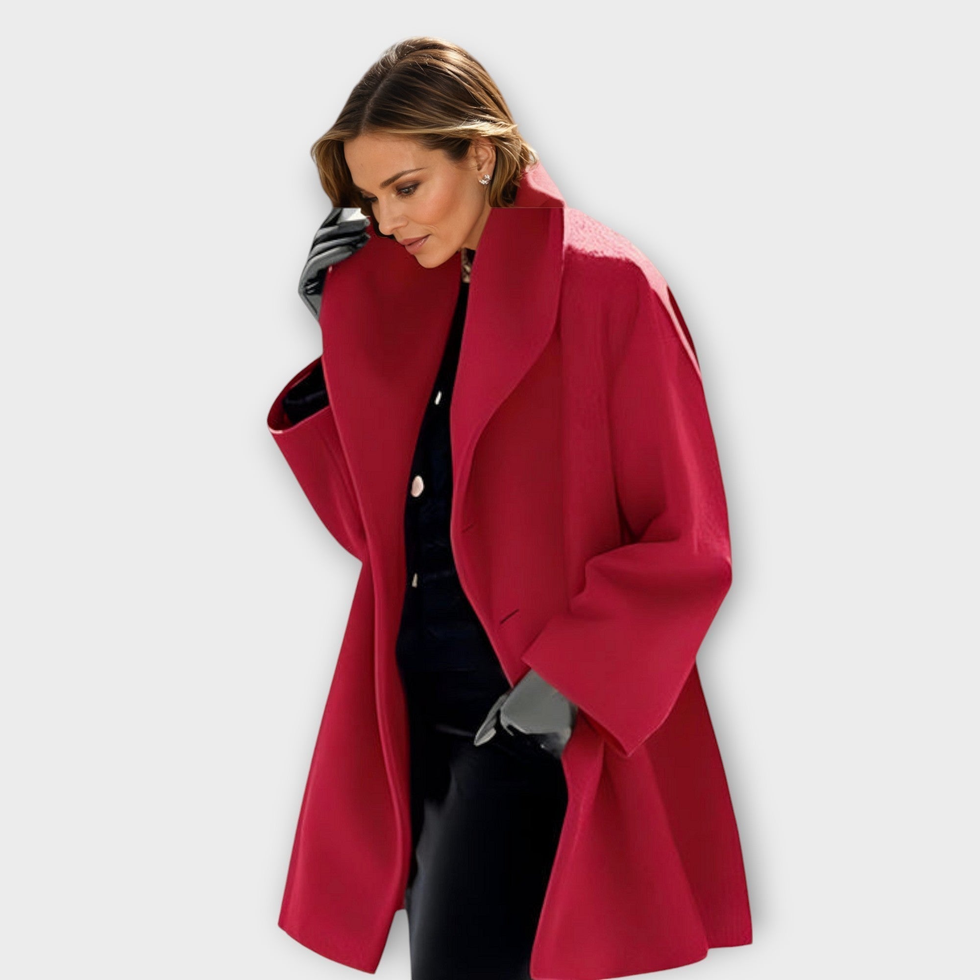 Emma – Premium windproof wool coat