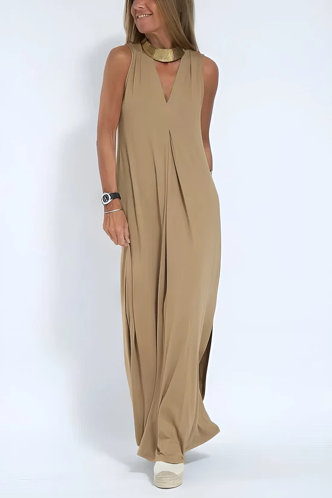 ELISE | Elegant Long Dress with Included Cardigan