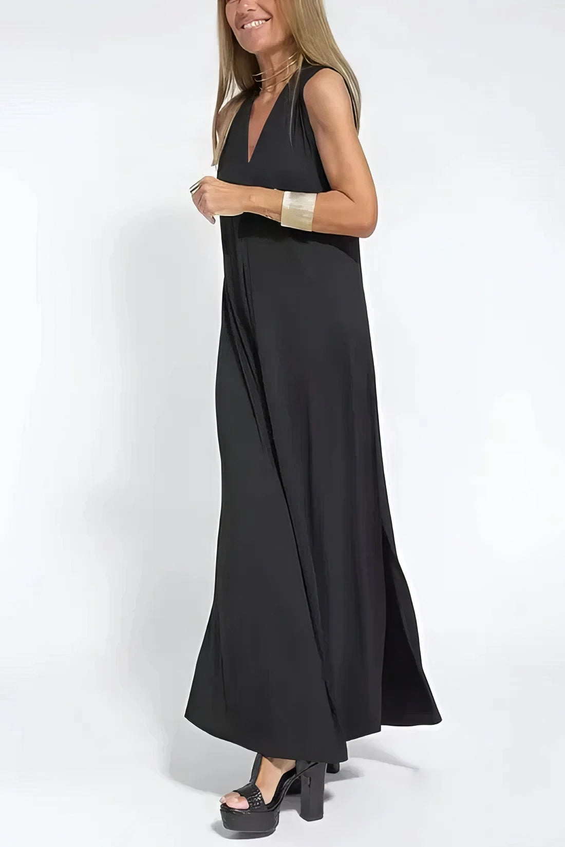 ELISE | Elegant Long Dress with Included Cardigan